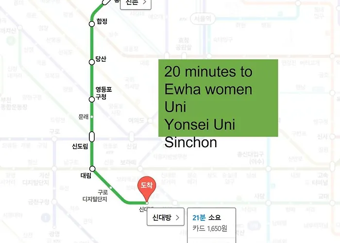 アパート Price Center Near Hongdae Gangnam 5 Min To Subway Station *